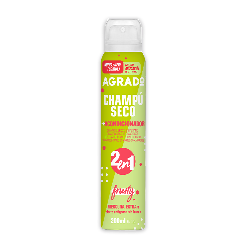 30006560 Champu Seco Frutal 270Cc 200Ml Agrado &Lt;Ul&Gt; &Lt;Li&Gt;شامپو و نرم‌ کننده خشک: مناسب برای تمیز کردن سریع موها بدون نیاز به آب.&Lt;/Li&Gt; &Lt;Li&Gt;رایحه میوه‌ای: موها را با عطر دلنشین میوه‌ها خوشبو می‌کند.&Lt;/Li&Gt; &Lt;Li&Gt;مناسب برای استفاده سریع و روزمره: ایده‌آل برای مواقعی که وقت شستشو با آب ندارید.&Lt;/Li&Gt; &Lt;Li&Gt;بدون پارابن و سولفات: فرمولاسیون ایمن و فاقد مواد مضر.&Lt;/Li&Gt; &Lt;Li&Gt;کشور سازنده: اسپانیا.&Lt;/Li&Gt; &Lt;Li&Gt;وگان: مناسب برای وگان‌ها و بدون تست حیوانی.&Lt;/Li&Gt; &Lt;Li&Gt;حجم 200 میلی&Lt;/Li&Gt; &Lt;/Ul&Gt;