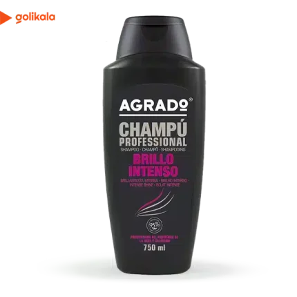 شامپوی تخصصی آگرادو Agrado مدل Intense SHine برای احیای موهای مات و کم رنگ حجم 750میلی